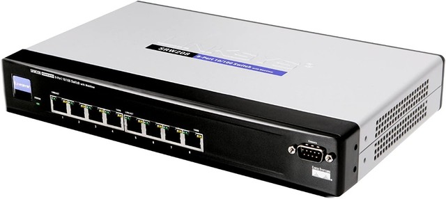 Switch Cisco Gerenciavel Sf300 8 Portas 10-100 Srw208-K9-