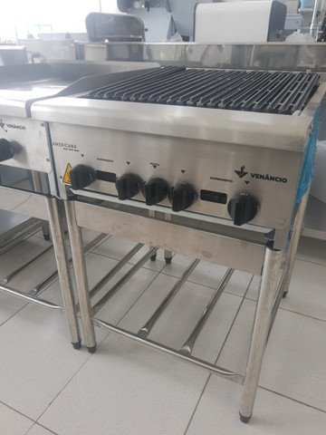 Charbroiler Venancio linha americana 45cm, 60cm e 90cm pronta entrega