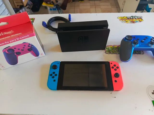 Nintendo switch desbloqueado 64 gigas 