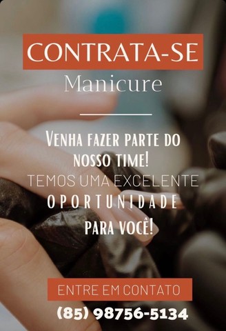 603346632898271 Contrata-se Manicure