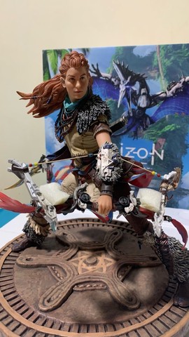 Horizon Forbidden West Aloy estátua - Darkhorse - Foto 5