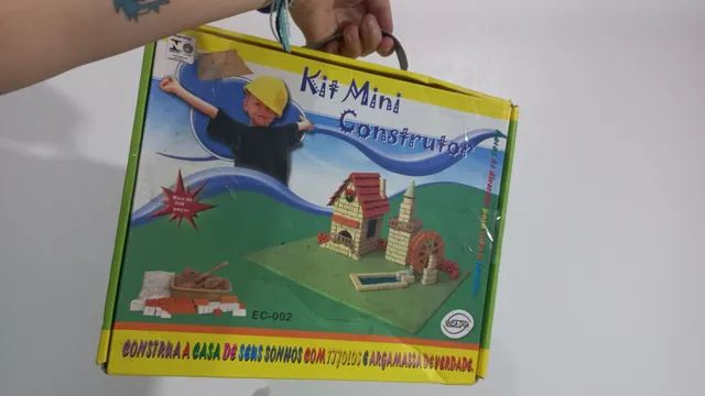 Brinquedo Educativo jogo construtor casinha infantil menina menino