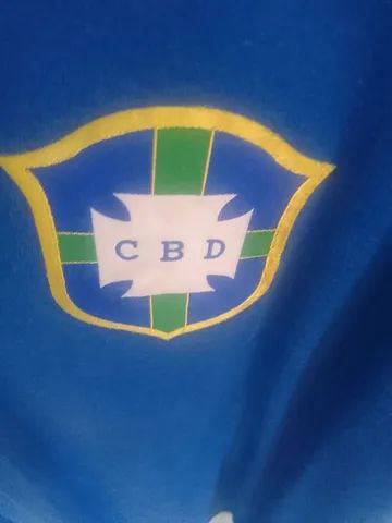 Camisa seleção brasileira campeã mundial 1958 tamanho M  - Foto 4