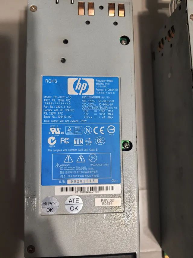 Fontes originais HP Proliant 350 ML 4° GERACAO - Foto 4