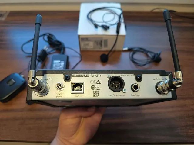 Shure SLXD14/85/PGA31 Sistema Sem Fio Bodypack Microfone Headset e Lapela ( PROFISSIONAL ) - Foto 5