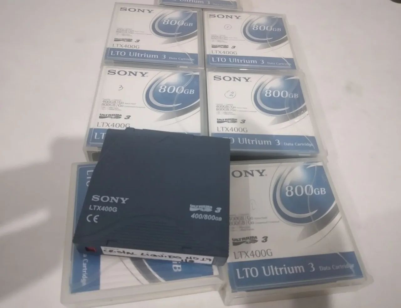Cartuchos Quantum Ultrium 3  e Sony 400/800 GB usados - Foto 6