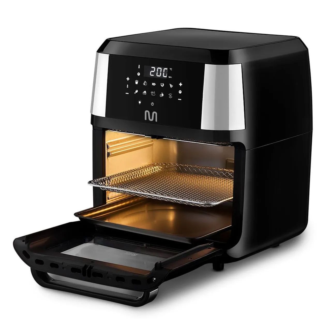 Air Fryer Forno 12L c/ Painel Digital 1800w-220v Multi - GO226 - Foto 3