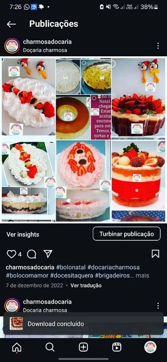 Pudins e bolos para dia das mães  - Foto 3