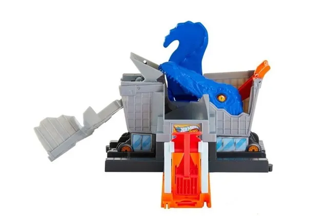 Hot Wheels Pista Ataque Do T-Rex Na Mercearia