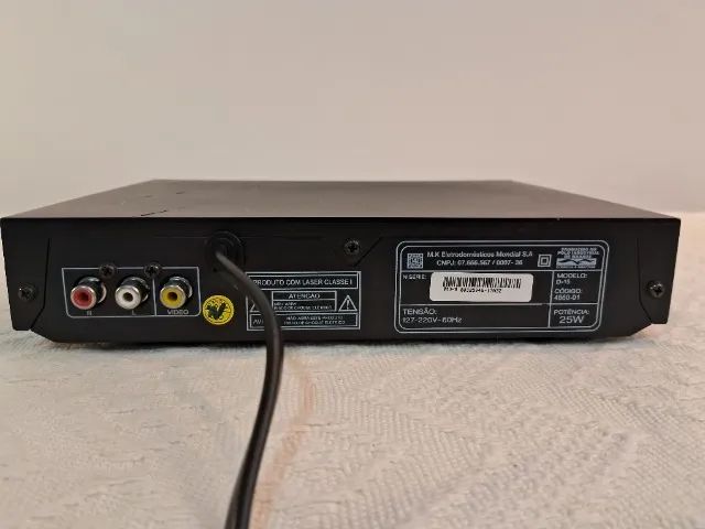 DVD Player Mondial Karaokê USB D-15 com controle remoto - Foto 2