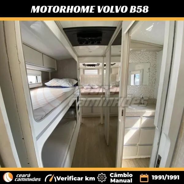 Volvo B58 Motorhome 1991 - Montagem 2020 - 8 Pessoas  - Foto 14
