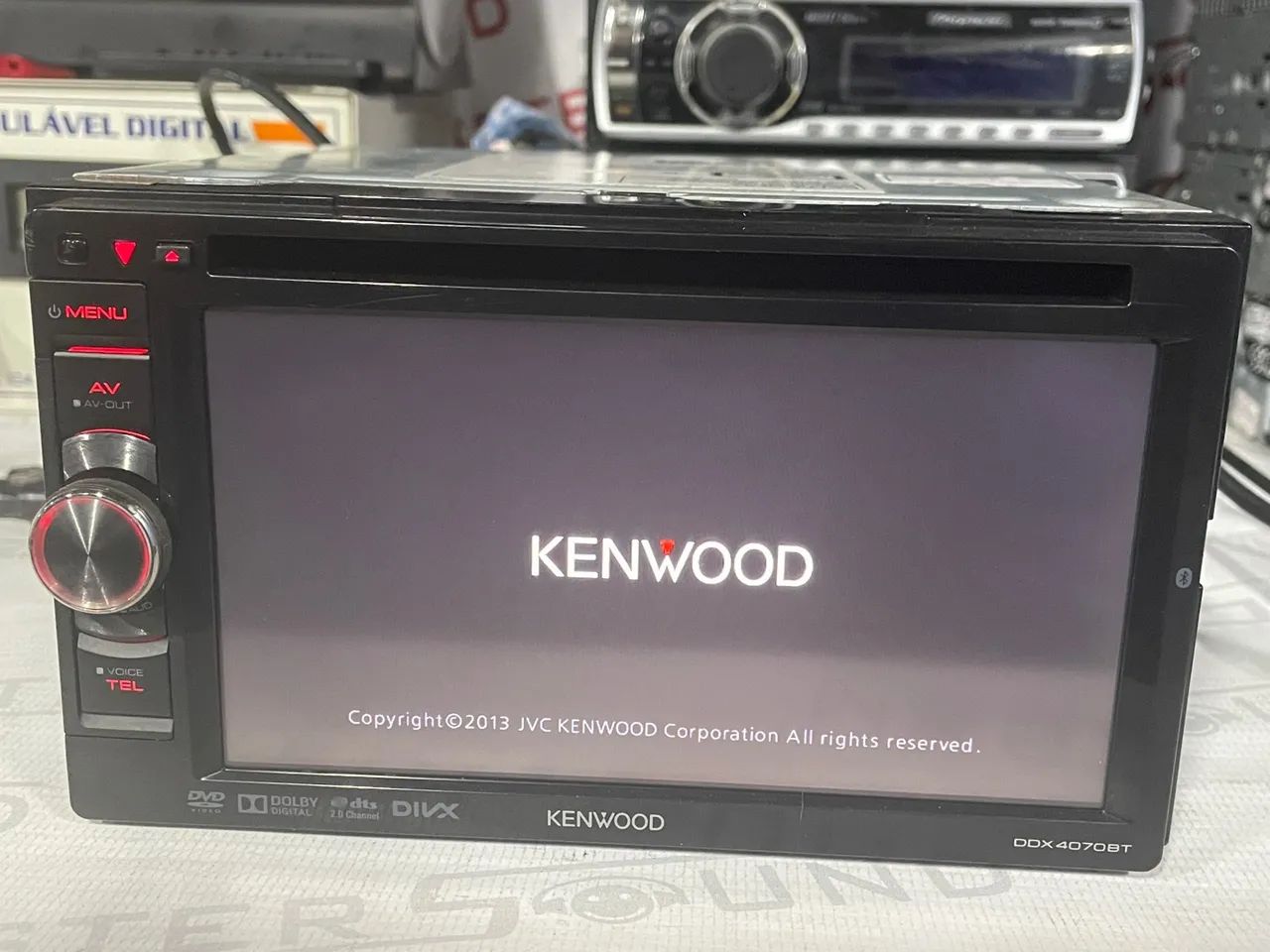 DVD cd usb Bluetooth kenwood muito top na oferta so 799,00 - Peças