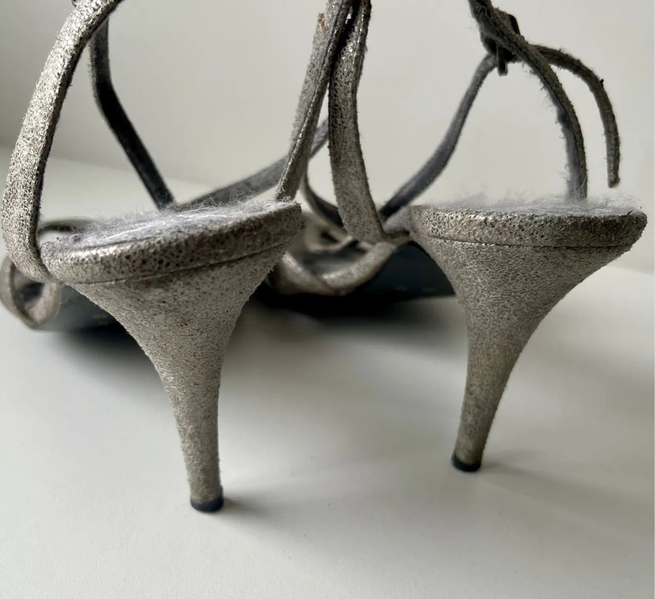 Sandália prata Ferni - Foto 4