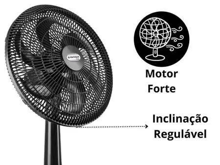 Ventilador de mesa 30 cm 45 wats 6 helices pas - Foto 3