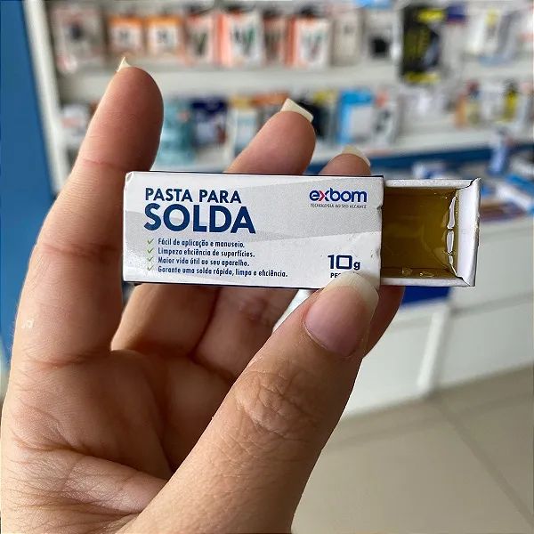 Pasta para Solda Profissional Com 10 gramas - Exbom PROCC-PS10  - Foto 2