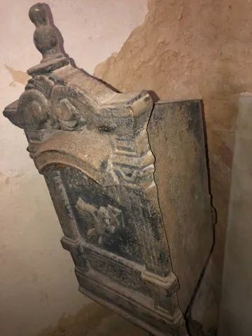 Caixa Correio Colonial Pombo Grande Com Pé Ferro Fundido - Foto 6