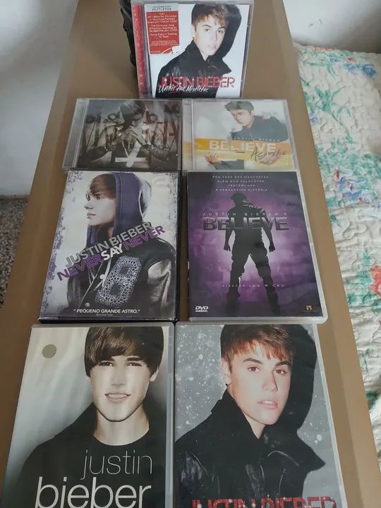  CDs/ DVDs  Justin Bieber Natal e Belive raros 