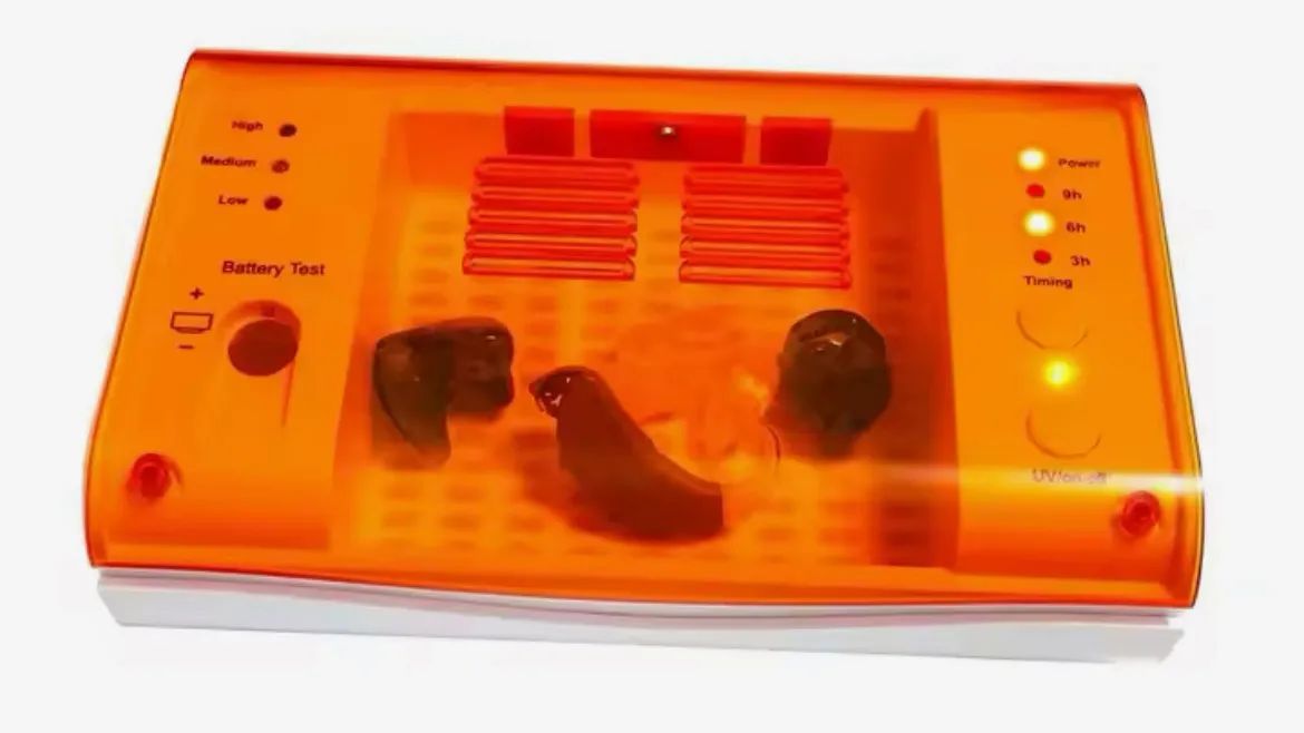 Secador elétrico de aparelhos auditivos, desumidificador - Foto 2