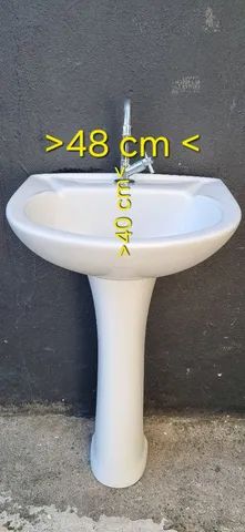 Pia banheiro louça completa