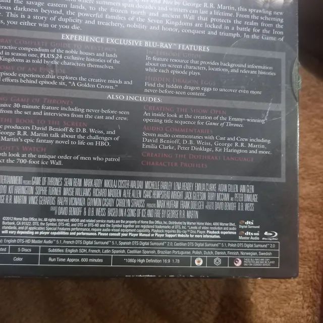 Game of thrones  primeira  temporada  lacrado  - Foto 6