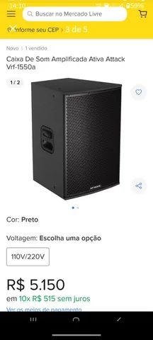 Vendo 2 caixas de som Attack  - Foto 3