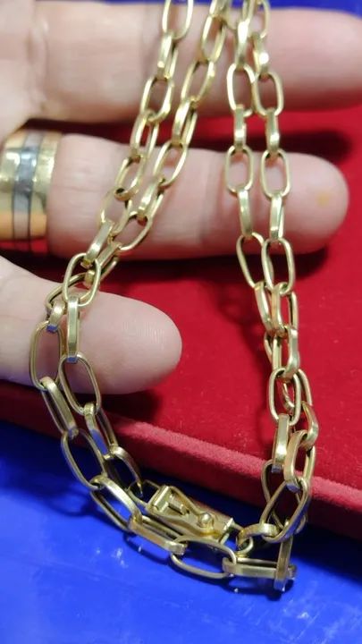 Corão Baquert Ouro 18 Kilates Peso 10.20 Gramas 5 mm Oca                                   - Foto 4