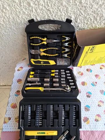 Ferramentas manuais, kit com maleta 117 peças, na embalagem lacrada  - Foto 2