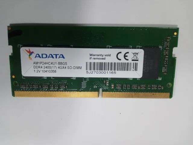 Memoria Adata Notebook 4gb ddr4.