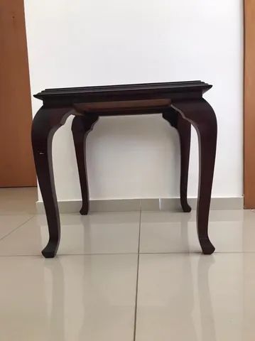Mesa de Apoio em madeira e Marchetaria - Foto 2