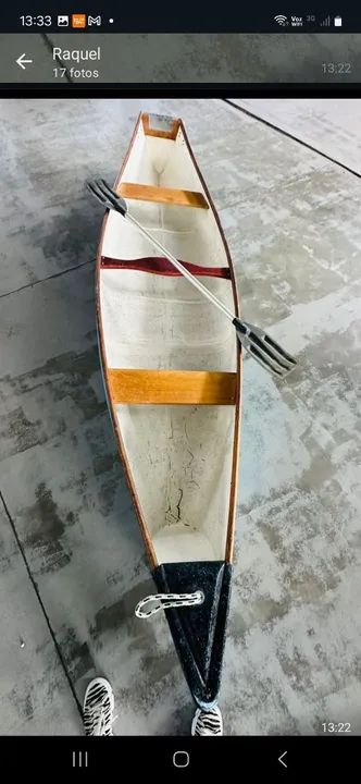 Canoa Canadense em Fibra - Foto 5