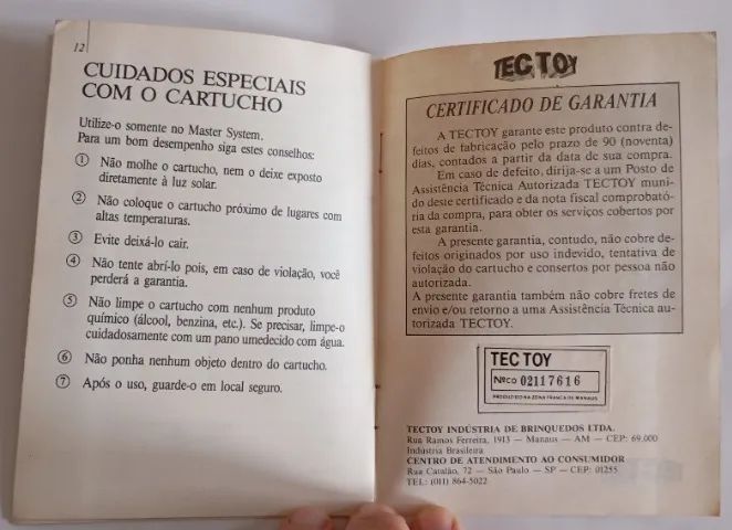 Manual Do Jogo Choplifter Master System Tec Toy - Foto 4