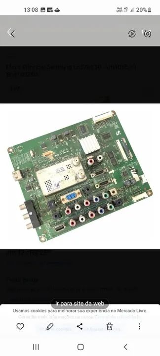 Placa mãe TV LCD 43 Polegadas - Foto 6