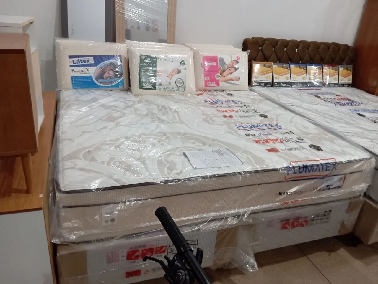 CAMA SUPER KING MOLAS ENSACADAS NOVA ALTO PADRÃO 