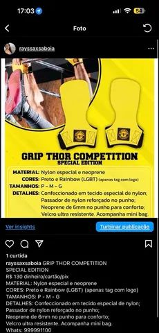 GRIP THOR COMPETITION SPECIAL EDITION R$ 130