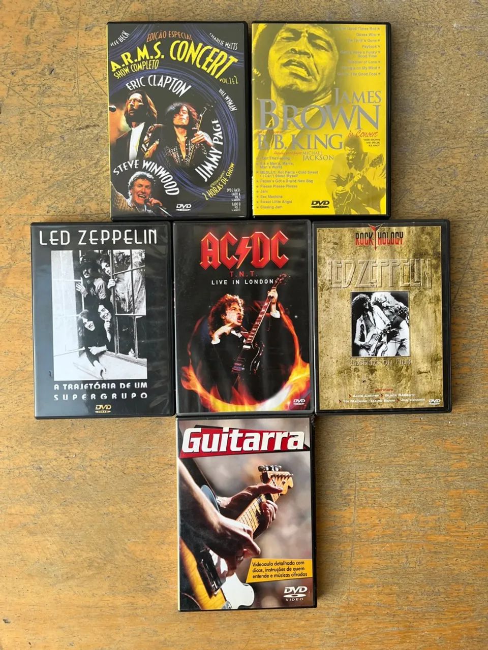 DVDs de Rock: Led Zeppelin, AC/DC, Eric Clapton e mais! - Foto 2