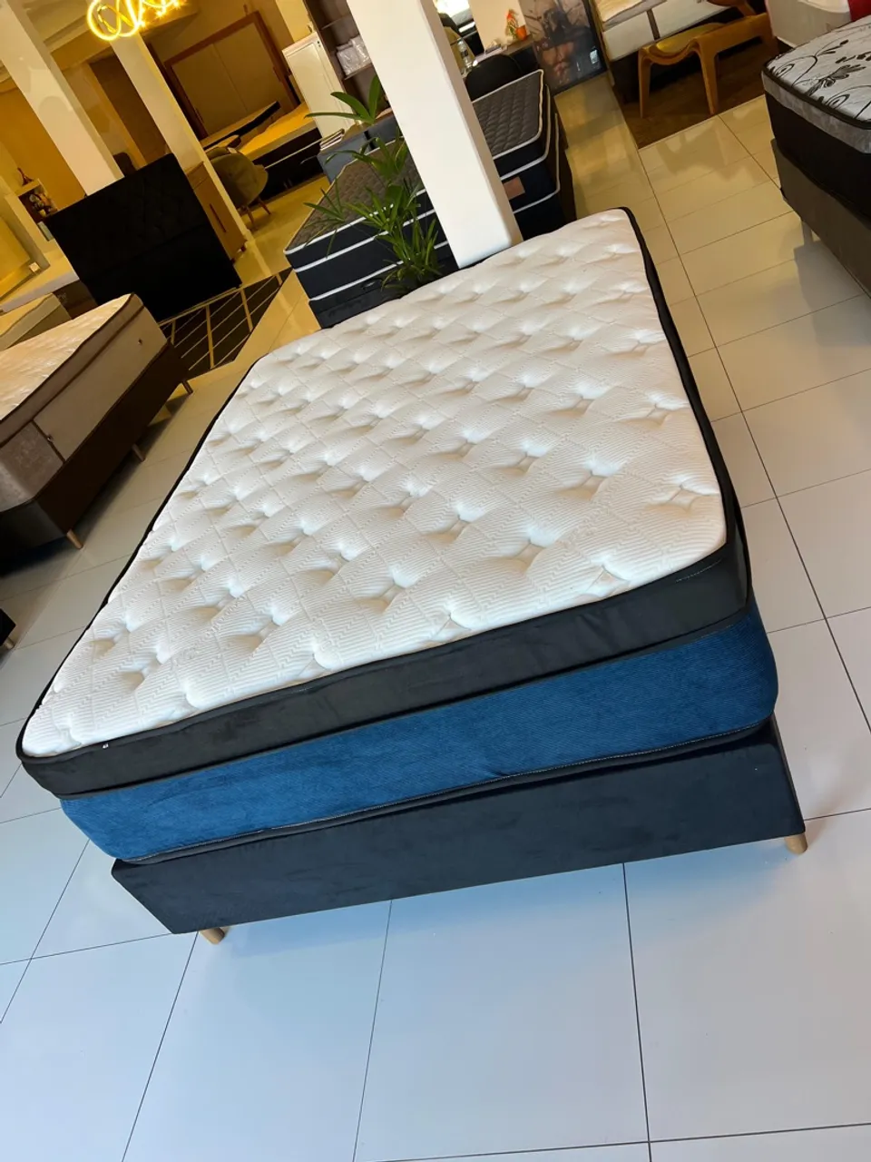 Cama Box de Casal Seminova Top - ENTREGAMOS