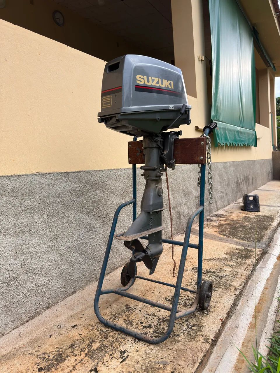 Motor de barco SUZUKI 8HP - Foto 4