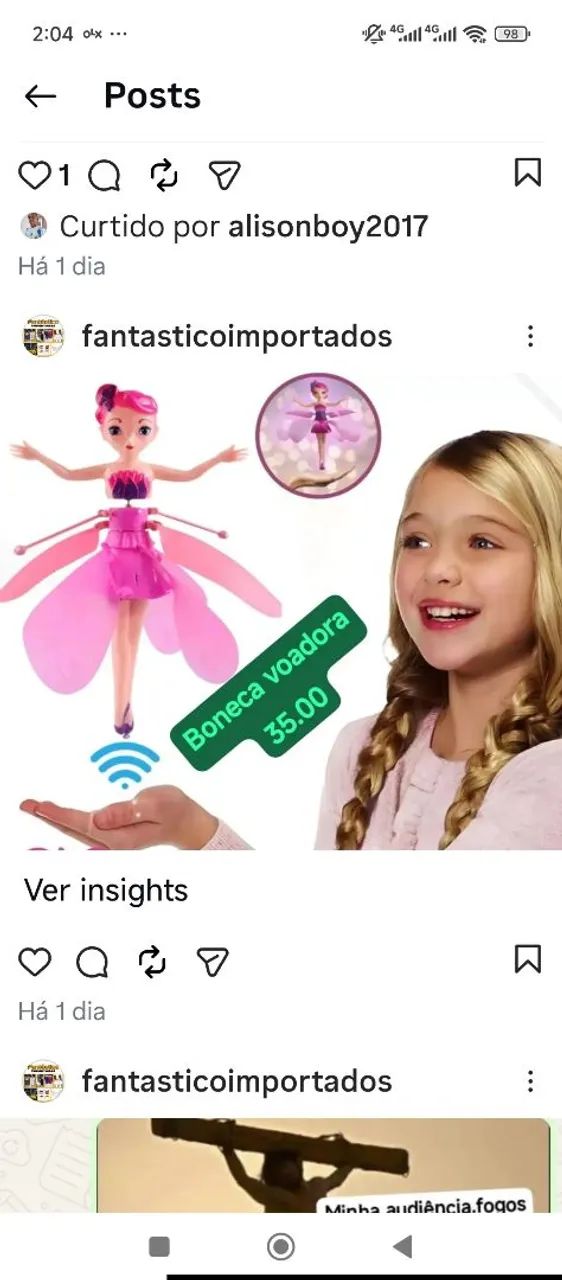 Balharina que vou recarregável show