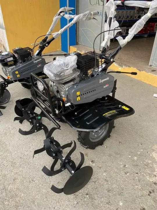 Motocultivadores a gasolina 7hp Toyama C/ Pneus e Enxadas Rotativas (Novo/loja) - Foto 2