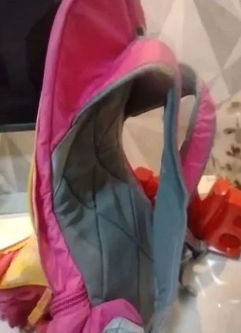 Mochila Nike Rosa e Amarela - Foto 4