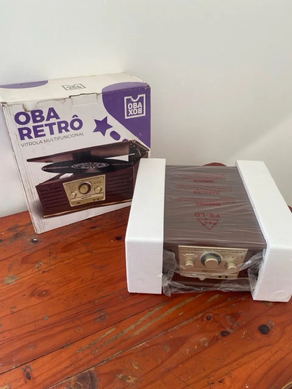 Vitrola Multifuncional OBA Retrô