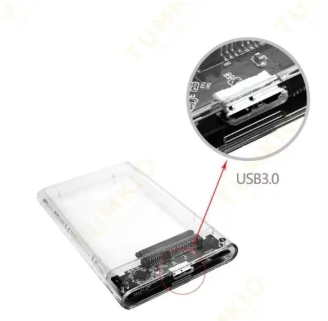 Case HD 2.5 USB 3.0 Transparente - Foto 4
