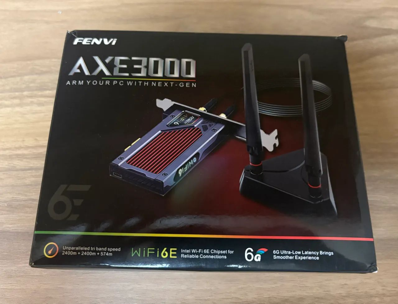 placa de rede PCI Wi-Fi 6E AX210 