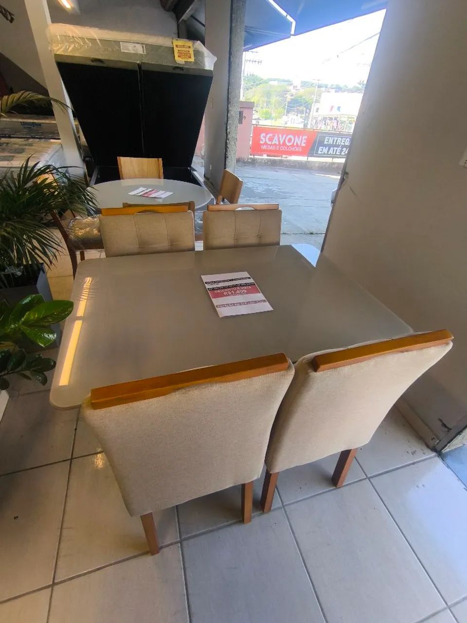 MESA DE JANTAR + 4 CADEIRAS BELÍSSIMA  - Foto 4