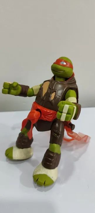 Boneco Tartaruga Ninja Michelangelo Colecionador  - Foto 4
