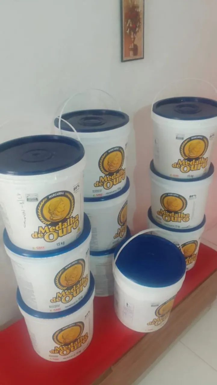 BALDES  15 KG - ALÇAS E TAMPAS (5 Unidades)