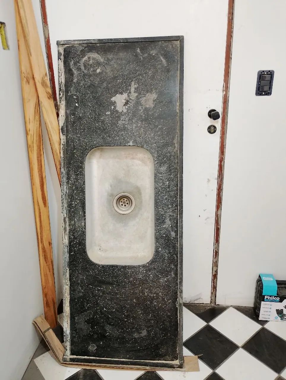 Pia para cozinha (cuba inox com bancada de granito) - Foto 4