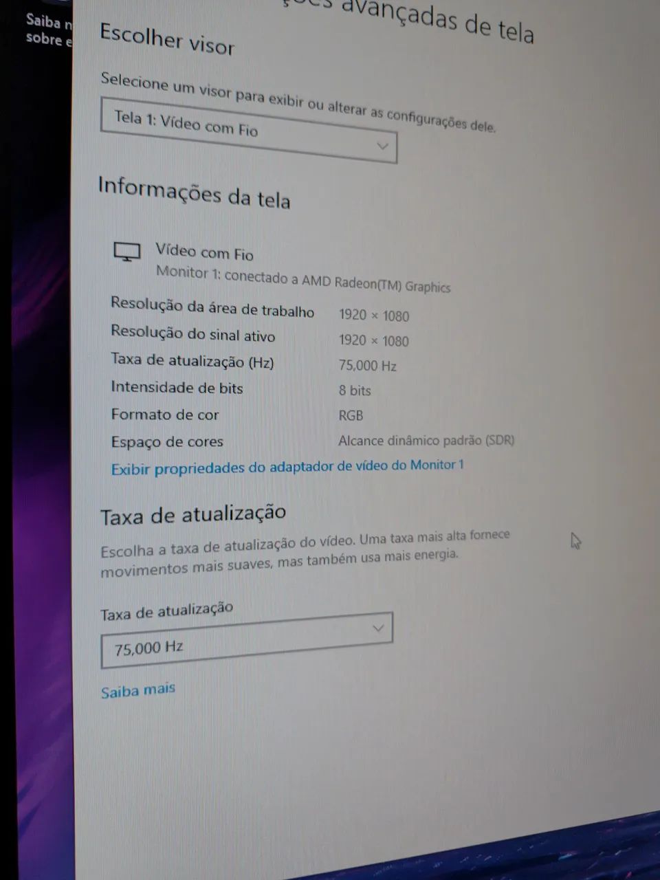 Monitor Dr. Office, 23.8 Pol, Full HD, 75Hz, HDMI/VGA produto novo - Foto 5