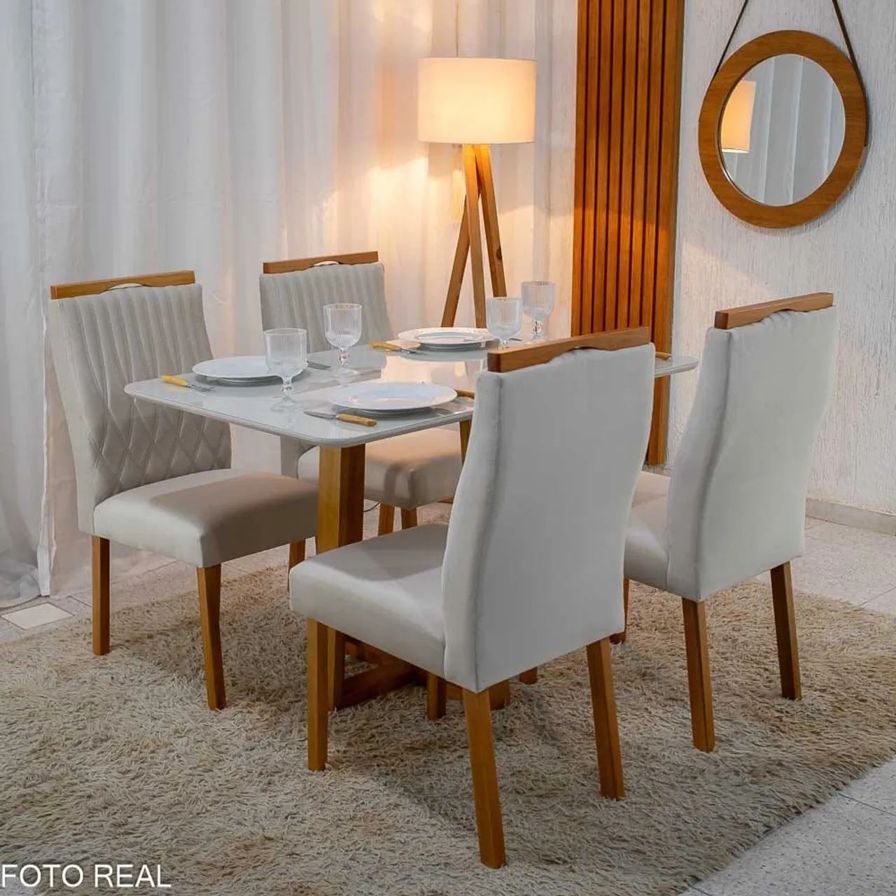 Mesa e cadeiras em madeira maciça! Vários modelos 