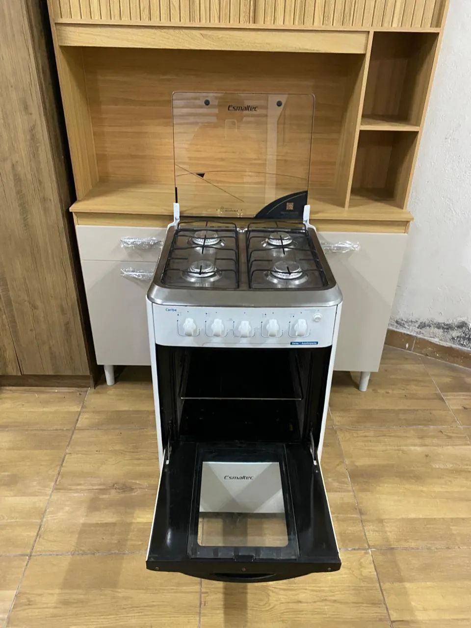 Fogão Esmaltec 4 Bocas Branco funcionando perfeitamente  - Foto 3